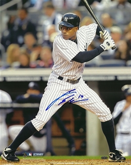 Lot of (4) New York Yankees Single Signed 16x20 Photos Signed By Teixeira, Granderson, Sabathia & Hughes (MLB Authenticated & Steiner)